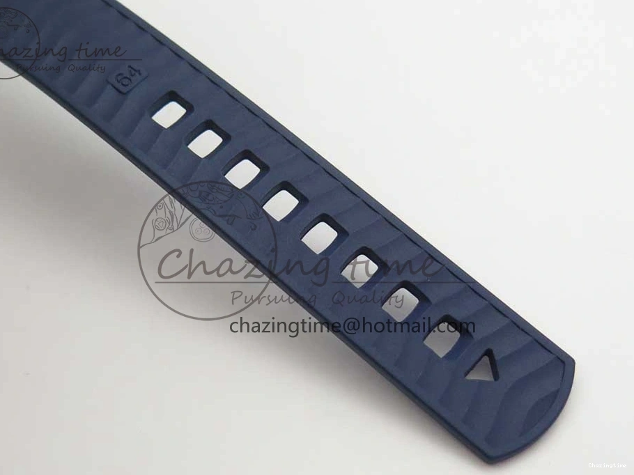 0123 StreetReady 2018 Seamaster Diver 300M VSF 1:1 Best Edition Blue Ceramic Gray Dial on Blue Rubber Strap A8800 V2 (Black Balance Wheel) 7963